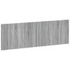 vidaXL Wall-Mounted Headboard ALKMAAR Grey Sonoma Engineered Wood