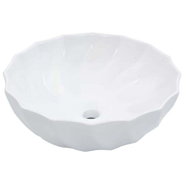 vidaXL Wash Basin 46x17 cm Ceramic White