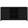 vidaXL TV Cabinet Black 102x37.5x52.5 cm Engineered Wood