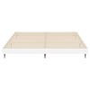 vidaXL Bed Frame without Mattress High Gloss White 150x200 cm King Size