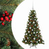 vidaXL Artificial Christmas Tree with Bauble 150 cm 150 LEDs