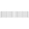 vidaXL Gabion Raised Bed Galvanised Steel 450x50x100 cm