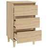 vidaXL Bedside Cabinet Sonoma Oak 40x35x70 cm Engineered Wood