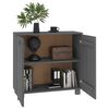 vidaXL Sideboard HAMAR Dark Grey 85x35x80 cm Solid Wood Pine