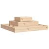 vidaXL Planter 80x80x27 cm Solid Wood Pine