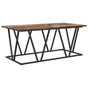 vidaXL Coffee Table Smoked Oak 100 x 50 x 40 cm