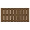 vidaXL Wall Headboard Honey Brown 127.5x3x60 cm Solid Wood Pine