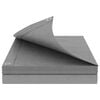 vidaXL Tarpaulin with Eyelets Light Grey 4 x 4 m 260 gsm PE