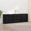 vidaXL Sideboards with Drawer 3 pcs Artisan Oak 70 x 35.5 x 67.5 cm