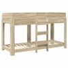 vidaXL Bunk Bed for Kids Sonoma Oak 80 x 190 cm Engineered Wood