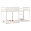 vidaXL Bunk Bed without Mattress White 80x200 cm Solid Wood Pine