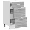 vidaXL Bottom Cabinet Lyon Grey Sonoma 40x46x81.5 cm Engineered Wood