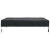 vidaXL Table Cover Plain Black 92 x 92 x 15 cm Fabric