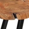 vidaXL Log Bar Table Solid Acacia Wood 90x60x110 cm