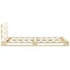 vidaXL Pallet Bed Frame without Mattress Solid Pine Wood 120x200 cm