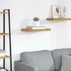 vidaXL Wall Shelf Wall-mounted Beige 50 x 23 x 4 cm Engineered Wood