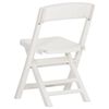 vidaXL Folding Garden Chairs 4 pcs PP White