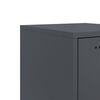 vidaXL Bedside Cabinets 2 pcs Anthracite 36x39x78 cm Steel