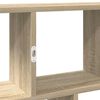 vidaXL Wall Cube Shelf 12 Compartments Sonoma Oak Engineered Wood
