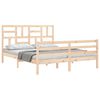 vidaXL Bed Frame without Mattress King Size Solid Wood