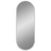 vidaXL Wall Mirror Silver 40x15 cm Oval