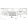 vidaXL Day Bed without Mattress White 100x200 cm Solid Wood Pine