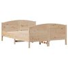vidaXL Bed Frame without Mattress 140x200 cm Solid Wood Pine