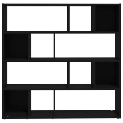 vidaXL Book Cabinet/Room Divider Black 105x24x102 cm