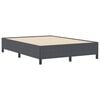 vidaXL Box Spring Bed Dark Grey 160 x 200 cm Velvet