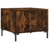 vidaXL Coffee Tables 2 pcs Smoked Oak 50x50x40 cm Engineered Wood