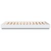 vidaXL Bed Frame with LED without Mattress White 150x200 cm King Size