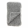 Venture Home Throw Kate 170x130 cm Polyester Light Grey