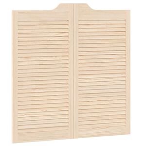 vidaXL Swing Doors Natural 100 x 50 cm Solid Pine Wood
