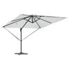 vidaXL Parasol Sand 286 x 285 x 270 cm Aluminium
