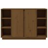 vidaXL Sideboard Honey Brown 120x35x80 cm Solid Wood Pine