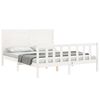 vidaXL Bed Frame without Mattress White 160x200 cm Solid Wood Pine