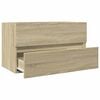vidaXL Sink Cabinet Sonoma Oak 80x38.5x45 cm Engineered Wood