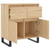 vidaXL Sideboard Sonoma Oak 60x35x70 cm Engineered Wood