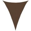 vidaXL Sunshade Sail 160 g/m&sup2; Brown 3x4x4 m HDPE