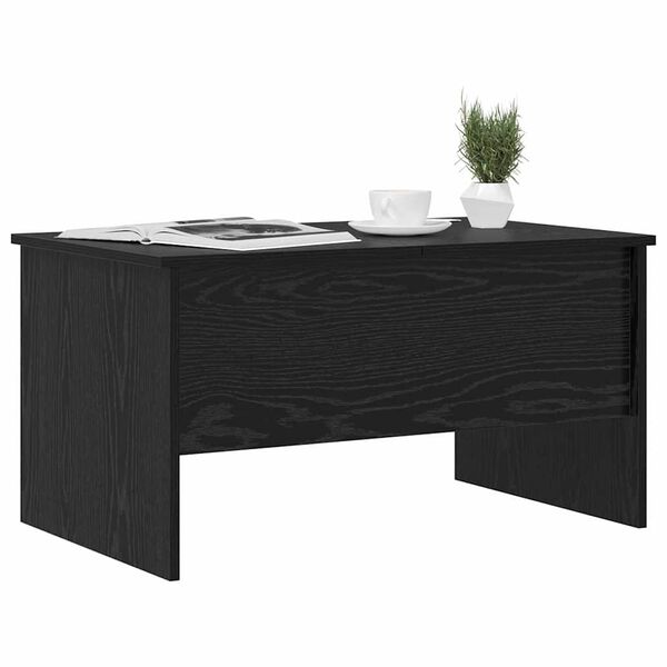 vidaXL Coffee Table Black Oak 102 x 50.5 x 46.5 cm Engineered Wood