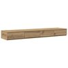 vidaXL Storage Bed Frame Artisan Oak 135 cm Engineered Wood