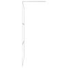 vidaXL Walk-in Shower Wall with Clear ESG Glass 140x195 cm