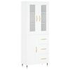 vidaXL Highboard White 69.5x34x180 cm Engineered Wood