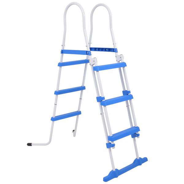 vidaXL Above-Ground Pool Safety Ladder with 3 Steps 107 cm