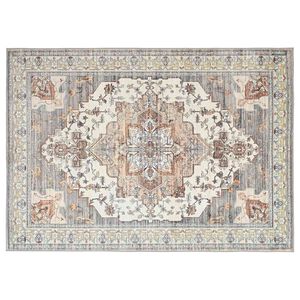 vidaXL Rug ORIZ Brown 140 x 200 cm 100% Polyester
