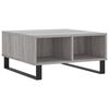 vidaXL Coffee Table Grey Sonoma 60x60x30 cm Engineered Wood