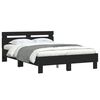 vidaXL Bed Frame without Mattress Black 120x200 cm