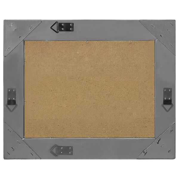 vidaXL Wall Mirror Baroque Style 60x40 cm Black