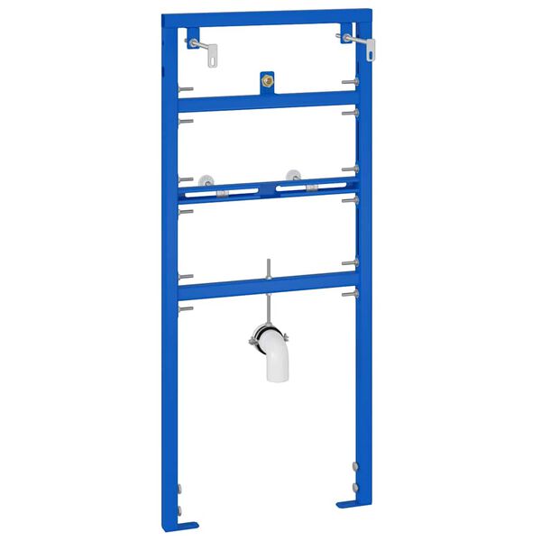 vidaXL Bathroom Wall Support Height Adjustable Blue 50 x 3 x 112 cm