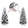 vidaXL Artificial Christmas Tree with 150 LEDs with Stand White 120 cm